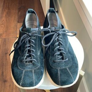 Dansko Harmony Black Suede Fashion Athletic Tennis Shoes Sneakers Sz 40